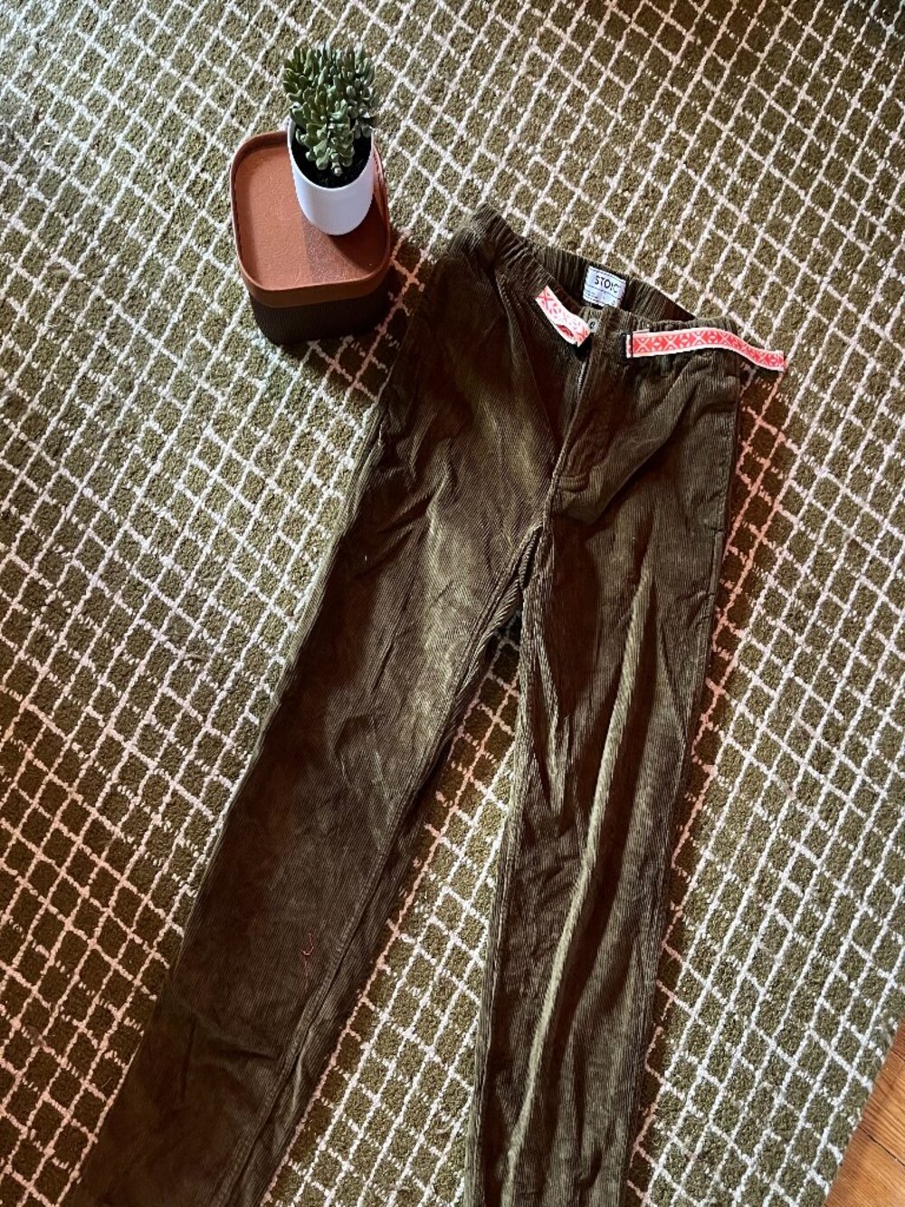 Stoic Corduroy Green Pants